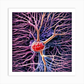 Brain And Spinal Cord 15 Art Print