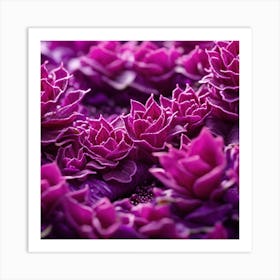 Purple Flowers Art Print