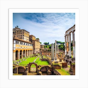 Roman Forum In Rome Art Print