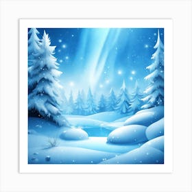 Winter Landscape 1 Art Print
