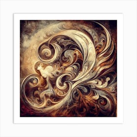 Abstract Image Of Lilith 1 Art Print