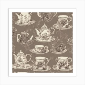 Tea Art 104 Art Print