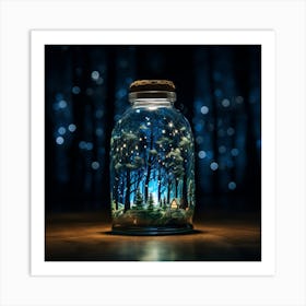 Night In A Bottle 1 Art Print