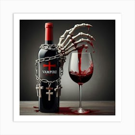 Vampire Wine 1 Art Print