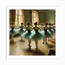 The Dancers, Edgar Degas Art Print Art Print