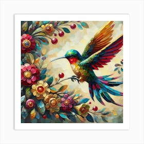 Bird Calibri 2 Art Print