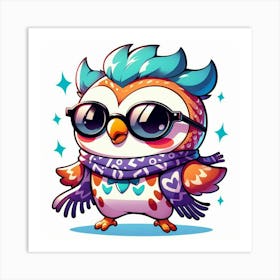 Cute Owl 7 Art Print