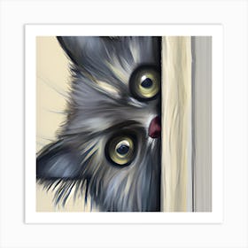 Peekaboo Art Print