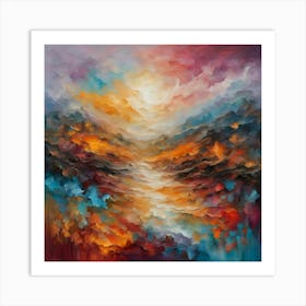 Abstract Painting 5 Art Print