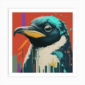 New Zealand Penguin Art Print