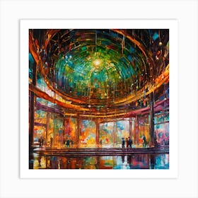 Building With A Dome Art Print