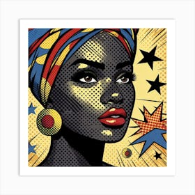 Zawadi Pop African Woman Art Print