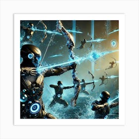 Cascade Sovereignty Scifi Waveguard Archers Art Print