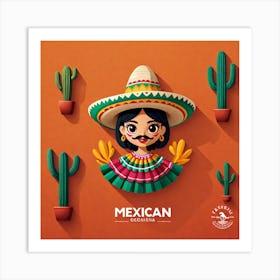 Mexican Logo Design Targeted To Tourism Business 2023 11 08t195045 Art Print