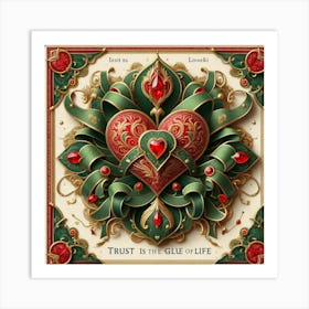 A beautiful and attractive wishing card for your love one Art Print