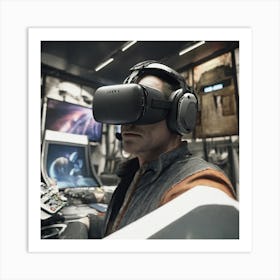 Vr Headset 22 Art Print