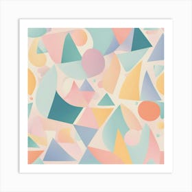 Abstract Geometric Pattern 36 Art Print