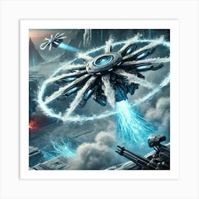 Frostbite Drones Cryo Blades Art Print