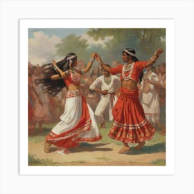 Indian Dance Art Print