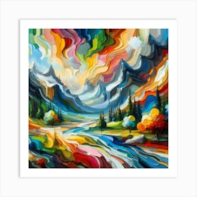 Abstract Painting 109 Art Print