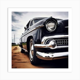 Black And White Car 3 Art Print