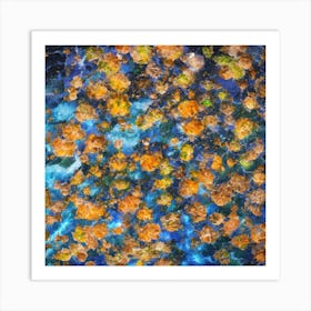 Abstract Flower Painting Art Print