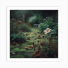 Flower In The Garden Art Print