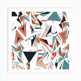 Abstract Geometric Pattern 3 Art Print