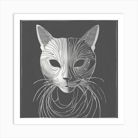 Cat'S Head 1 Art Print