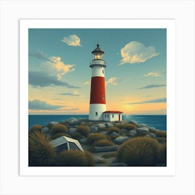 Lighthouse 11 Art Print