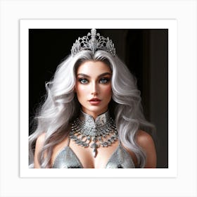 Silver Queen Art Print