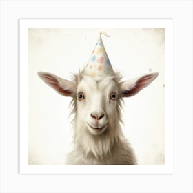 Birthday Goat 2 Art Print