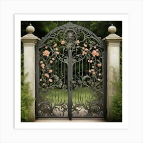 Wrought Iron Gate 8 Art Print