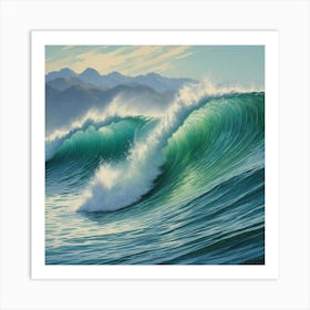 Ocean Wave 3 Art Print