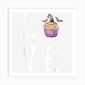 Halloween Cupcake Love Baking Witch Pastry Chef Women Art Print