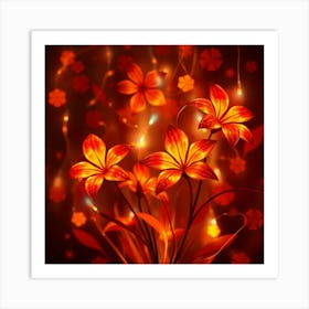 Beautiful Flowers 4 Art Print