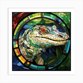 Crocodile Art Print