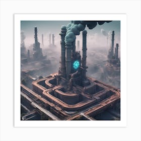 Industrial City Art Print