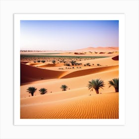 Desert Landscape - Desert Stock Videos & Royalty-Free Footage 2 Art Print