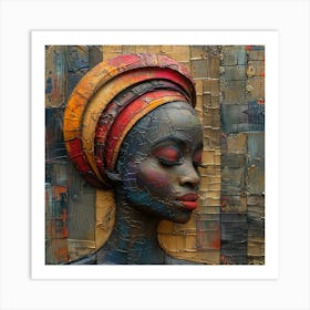 Woman With A Turban Art Print