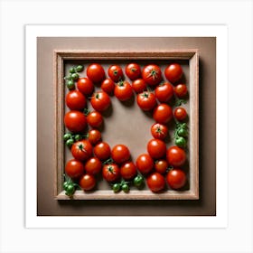 Tomatoes In A Frame 11 Art Print