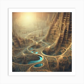 Fantasy City Art Print