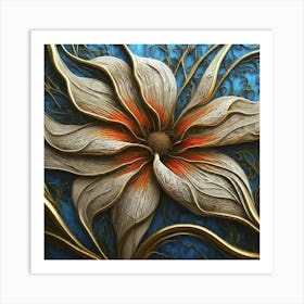 Flower Painting 5 Art Print