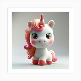 Cute Unicorn 880 Art Print