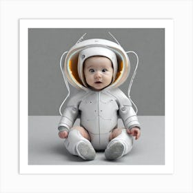 Baby In Spacesuit 1 Art Print