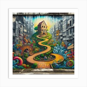 'The Yellow Brick Road' Art Print