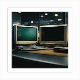 Computer Monitors Art Print