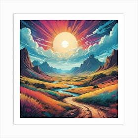 Valley of Dreams Art Print