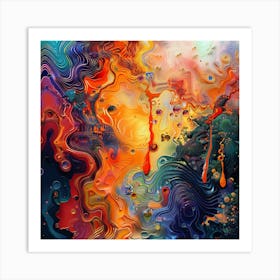 Abstract Painting 283 Art Print