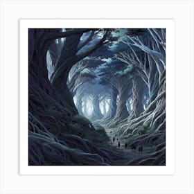 Forest Of Trees 1 Art Print